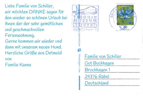 Gästemeinungen | Ferienwohnung Ostsee Kappeln Schlei | Gut Buckhagen Gästemeinungen | Ferienwohnung Ostsee Kappeln Schlei | Gut Buckhagen